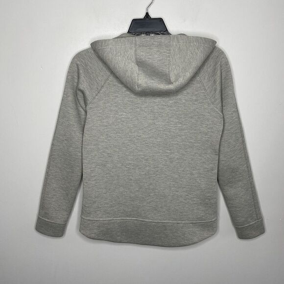 NORTH FACE Womens Neo Thermal Snap Hoodie Jacket EUC Heather Gray Knit Small S - Picture 8 of 12